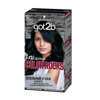 Краска стойкая д/волос GOT2B Color Rocks 322 Угольный черный