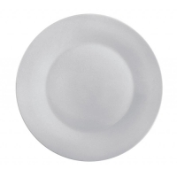 Тарелка десертная 20см белая стекло/стеклокерамика Кора