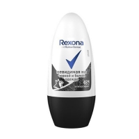 Дезодорант roll REXONA 50ml Невидим на черном и белом