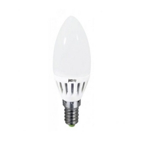 Лампа светодиодная PLED- ECO-C37 5w E14 4000K 400Lm 230V/50Hz  Jazzway