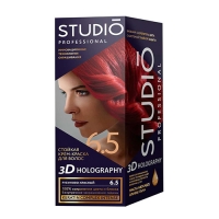 Краска д/волос 3D Golografic т.6.5 Рубиново-красный, 50/50/15 мл