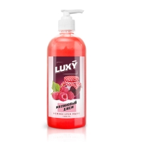 Крем-мыло жидкое Luxy 1л с дозатором малиновый джем
