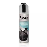 SILVER-Premium Краска-реставратор д/замши и нубука 250 мл, Черный (12)