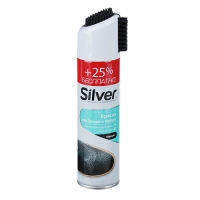 SILVER-Premium Спрей краска-восстановитель д/замши 3в1,black 250мл +20% беспл
