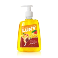 Мыло жидкое Luxy Фруктовый поцелуй 500мл с дозатором манго и персик