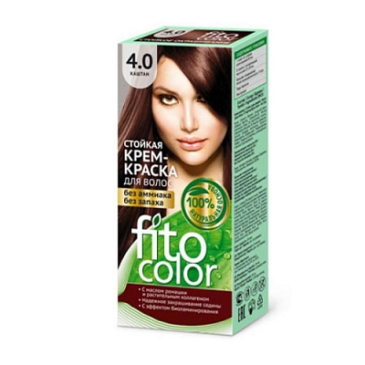 Крем-краска д/волос Fitocolor тон 4.0 каштан 115мл