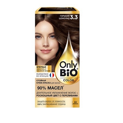 Крем-краска д/волос Only Bio COLOR Тон 3.3 Горький шоколад 115мл