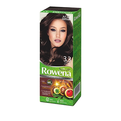 Краска д/волос "ROWENA SOFT SILK" 3.3 Горький шоколад