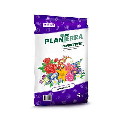 Почвогрунт PlanTerra 5л Цветочнный