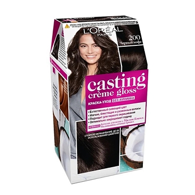 Краска д/волос CASTING Creme Gloss 200 Черное дерево