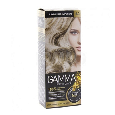Крем-краска д/волос GAMMA PERFECT COLOR 50мл т.8.3 сливочная карамель