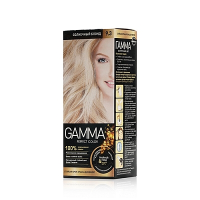 Крем-краска д/волос GAMMA PERFECT COLOR 50мл т.9.3 солнечный блонд