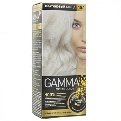 Крем-краска д/волос GAMMA PERFECT COLOR 50мл т.10.1 Платиновый блонд