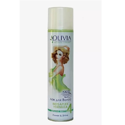 Лак д/волос Olivia сильн фиксации с экстрактом зеленого чая 250мл