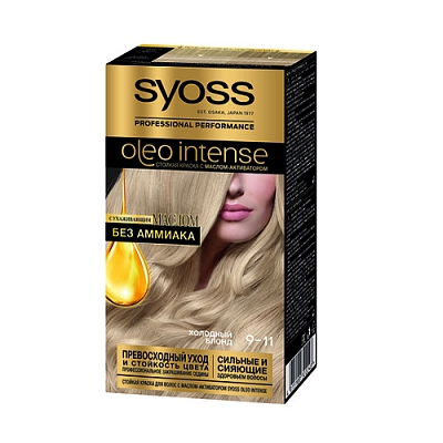 Краска д/волос SYOSS OLEO INTENSE 9-11 Холодный блонд