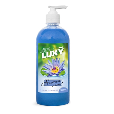Крем-мыло жидкое Luxy Fleur 1л с дозатором нежный лотос