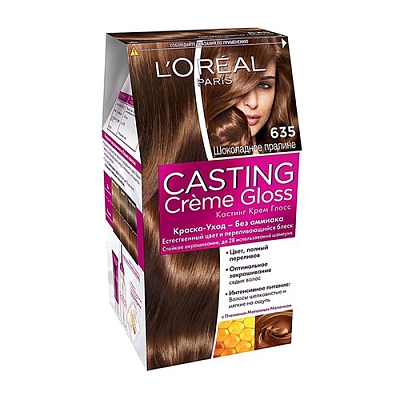 Краска д/волос CASTING Creme Gloss 635 Шоколадное пралине
