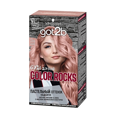 Краска стойкая д/волос GOT2B Color Rocks 101 Розовый блонд