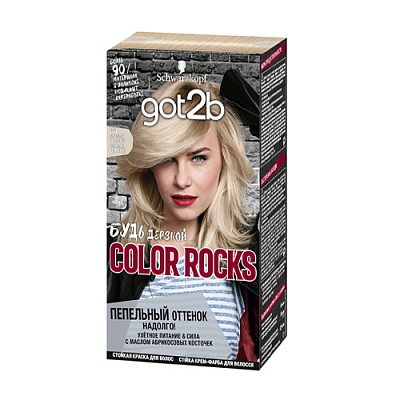 Краска стойкая д/волос GOT2B Color Rocks 102 Бежевый блонд