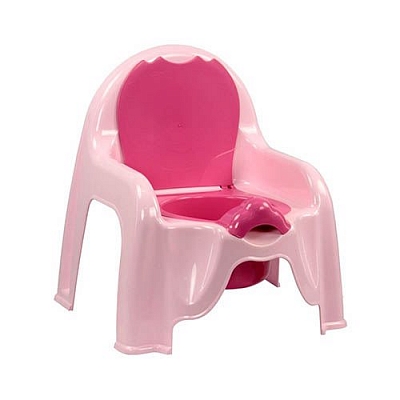 Горшок-стульчик розовый М1528 Альтернатива