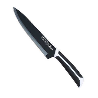 Нож Lara поварской 20,3см LR05-28 черное керамич покр Black Ceramic блистер