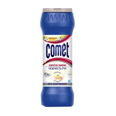 Чистящий порошок "COMET" Лимон без хлоринола 475г