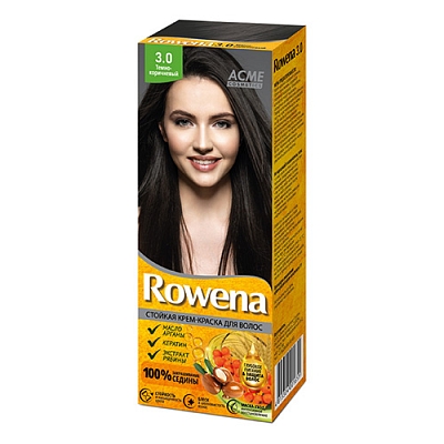 Краска д/волос ROWENA 3.0 Темно-коричневый