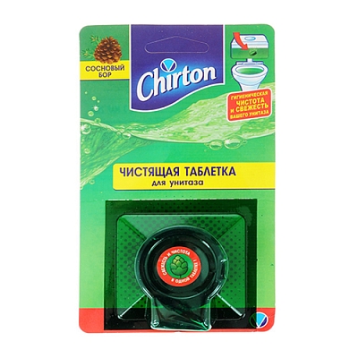 Таблетка чистящ Chirton 50г Сосновый Бор д/унитаза