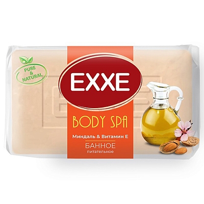 Крем-мыло EXXE  BODY SPA БАННОЕ 160гр Миндаль & витамин Е