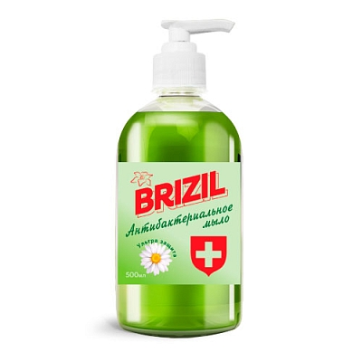 Мыло жидкое BRIZIL с антибактериальным эффектом 500мл с дозатором