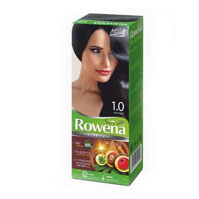 Краска д/волос "ROWENA SOFT SILK" 1.0 Черный