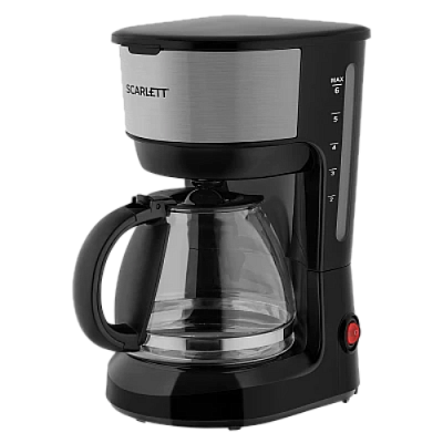 Кофеварка Scarlett SC-CM33012 черн 600Вт капельная 2-6 чашек
