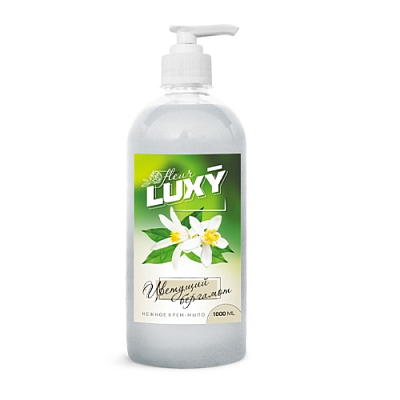 Крем-мыло жидкое Luxy Fleur 1л с дозатором цветущий бергамот