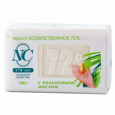 Мыло хоз НК 72% 180г пальм масло П/11144